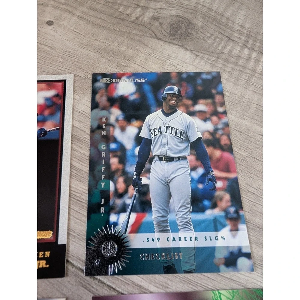 Ken Griffey Jr Lot Of 8 Baseball Trading Cards 90s Seattle Mariners MLB
